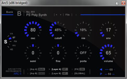 Arc5 Software-Synthesizer